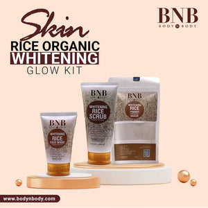 BNB Organic Rice Extract Brightening Glow Facial Kit